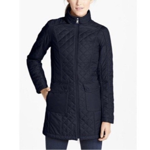 Women’s The North Face primaloft‎ Black quilted lightweight coat Sz small - Picture 15 of 16